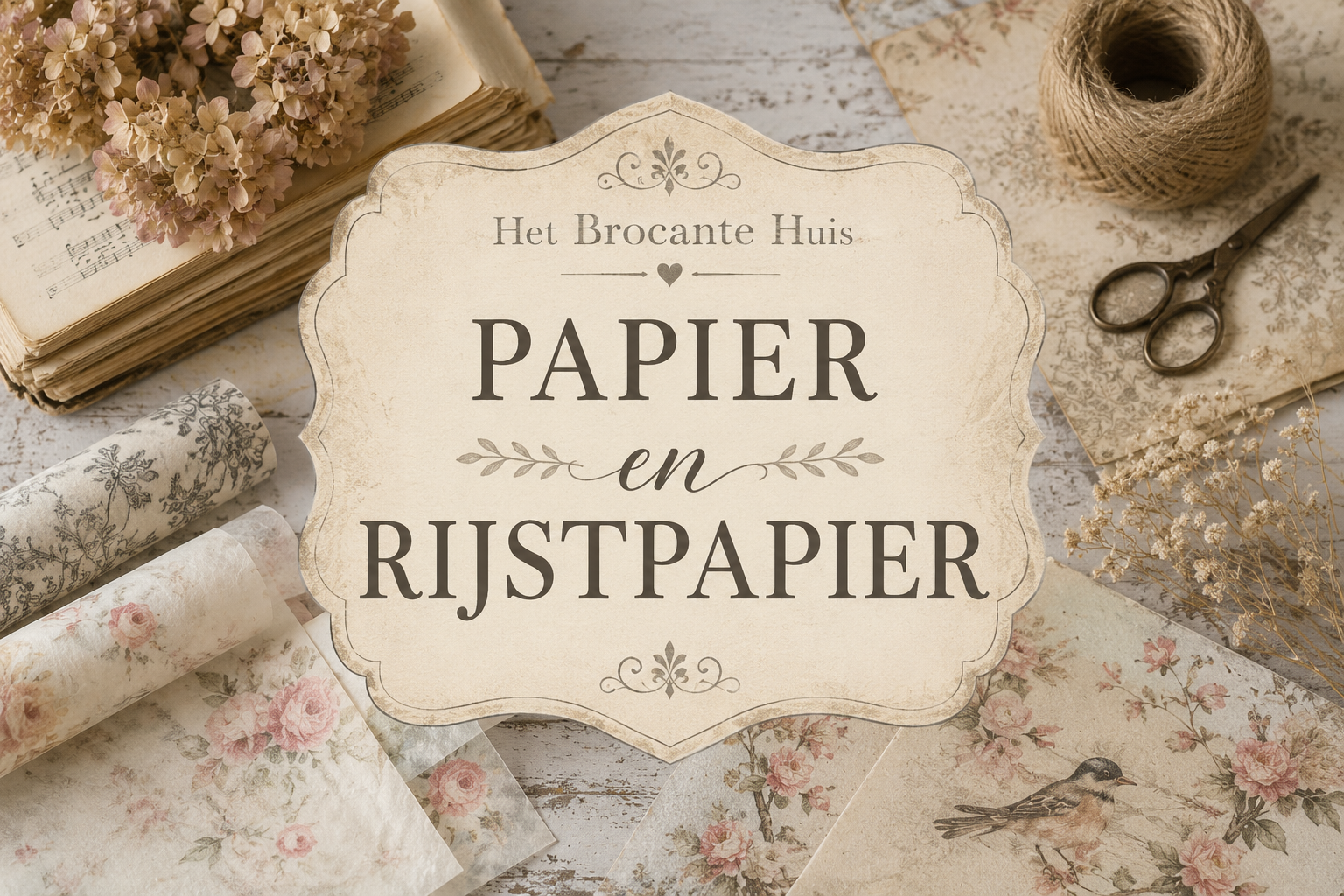 Papier en Rijspapier