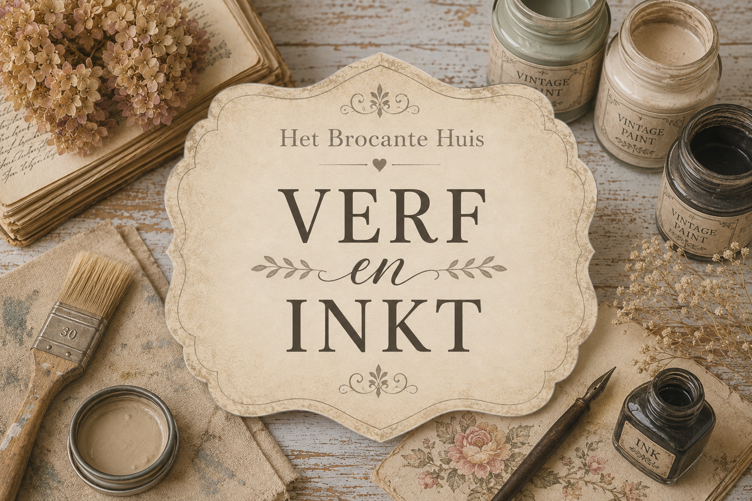 Het brocante huis Verf en INkt