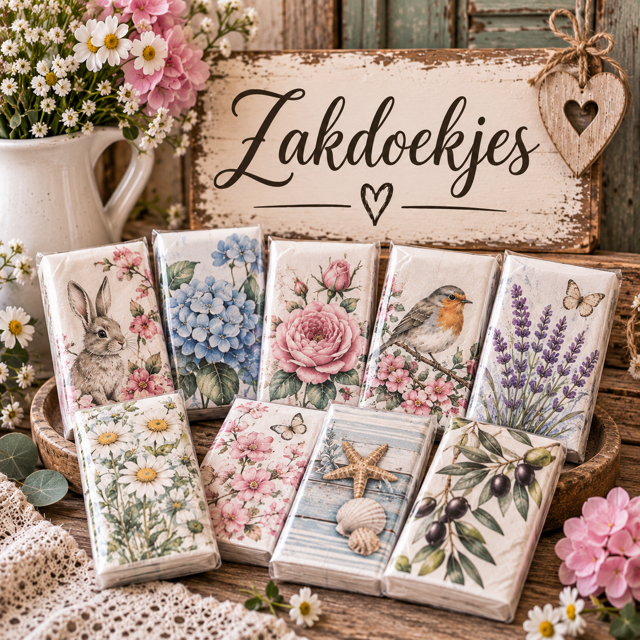Het brocane huis Zakdoekjes