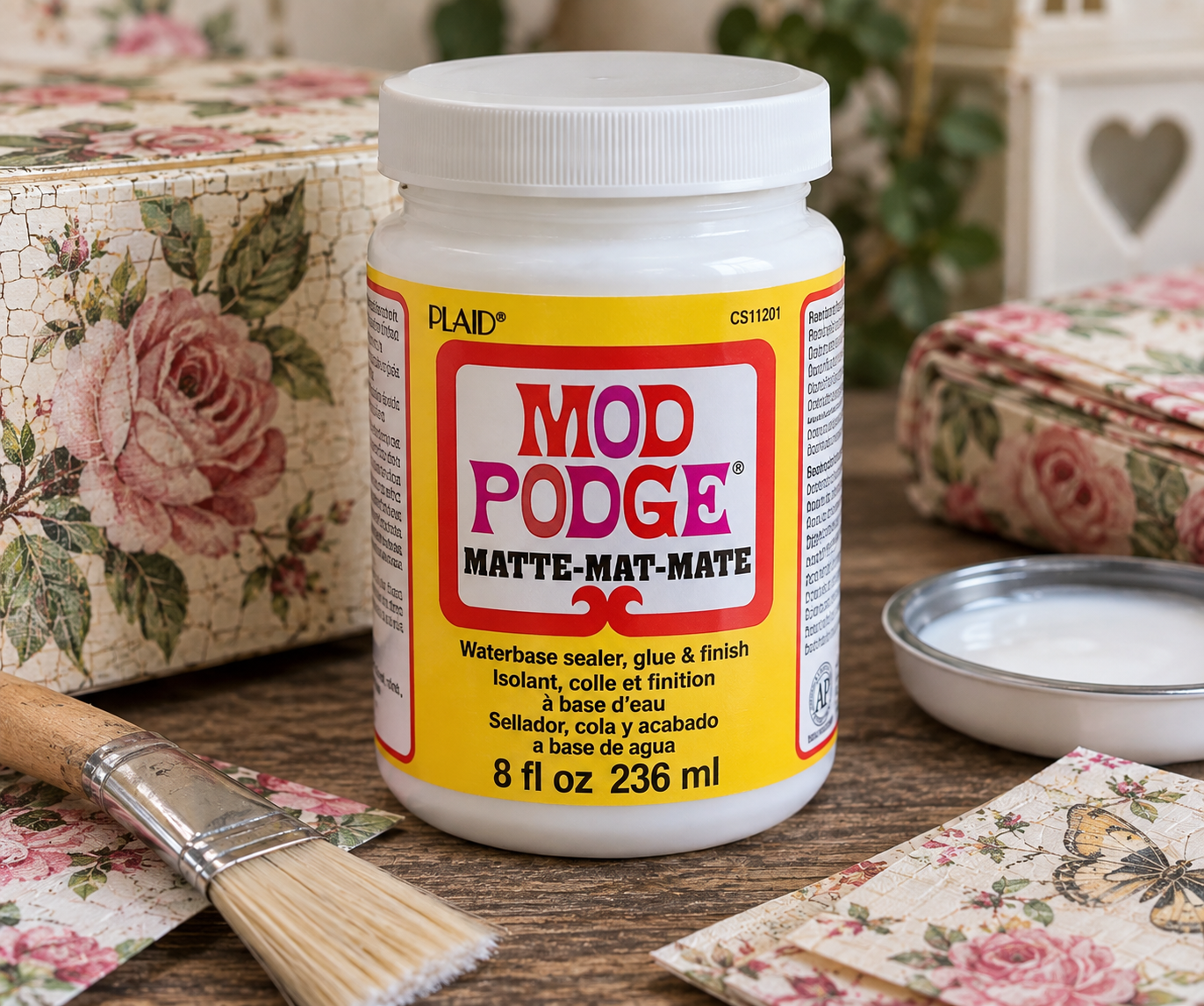 Het brocante huis Mod Podge Servettenlijm